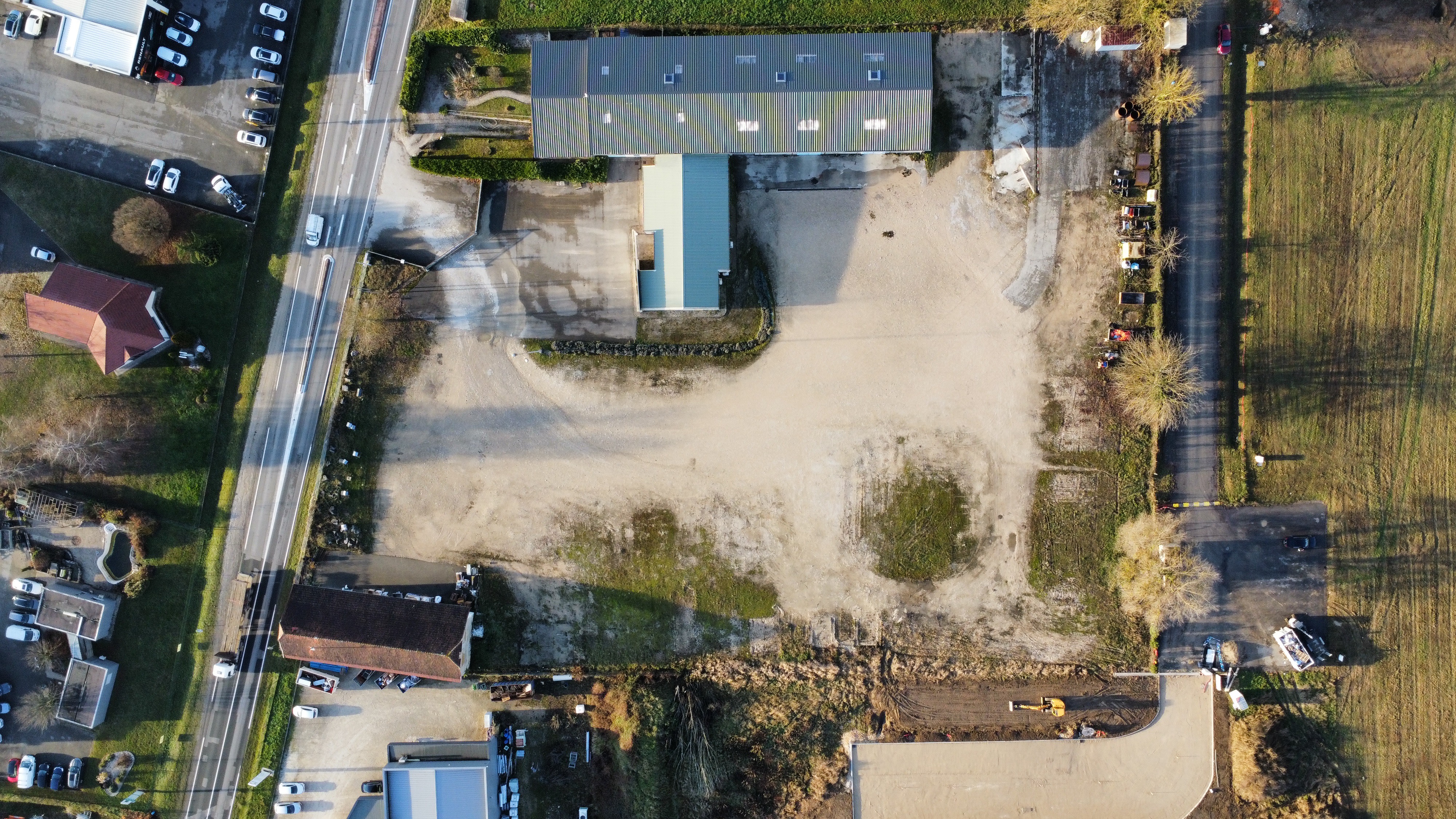 Vue drone toiture